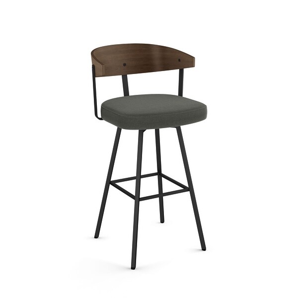 Amisco Quinton Swivel Counter and Bar Stool