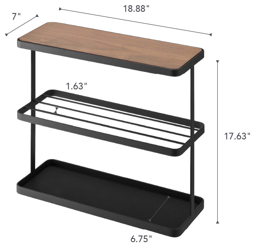 Storage Table  Steel  Holds 22.2 lbs   Industrial   Side Tables And End Tables   by Yamazaki Home  Houzz