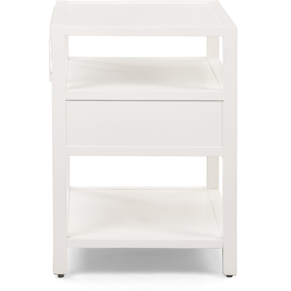 Finch Lockwood Side Table  White