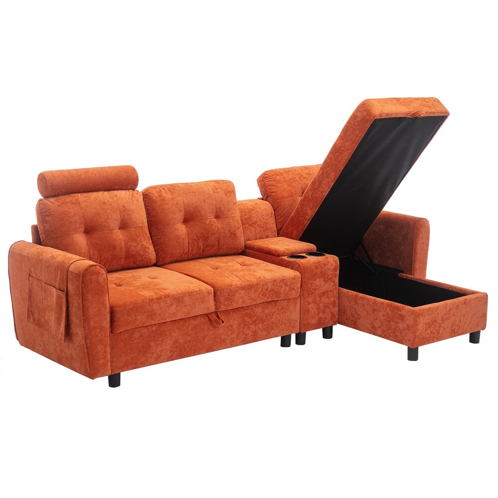 Storage Sofa Cozy Sectional Sofa for Living Room