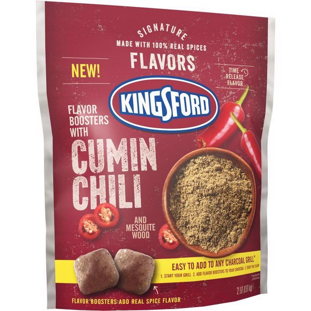 Kingsford Signature Flavors All Natural Chili Cumin Charcoal Briquettes 2 Lb