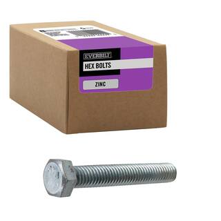 Everbilt 38 in.-16 x 2-12 in. Zinc Plated Hex Bolt 800856