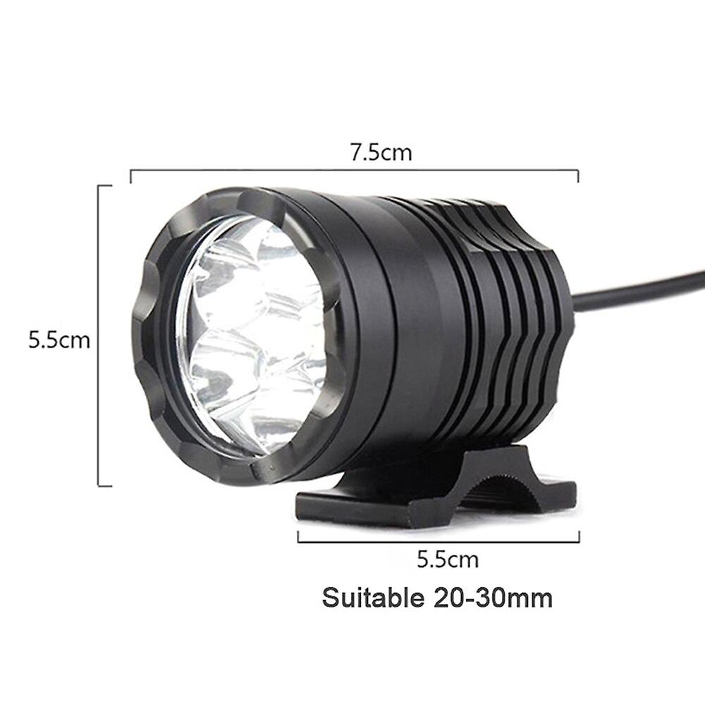 1 Pair 12v 60w Motorcycle Led Auxiliary Light Driving Spot Head Lamp Fog Light 6000k Motorbike Headlight