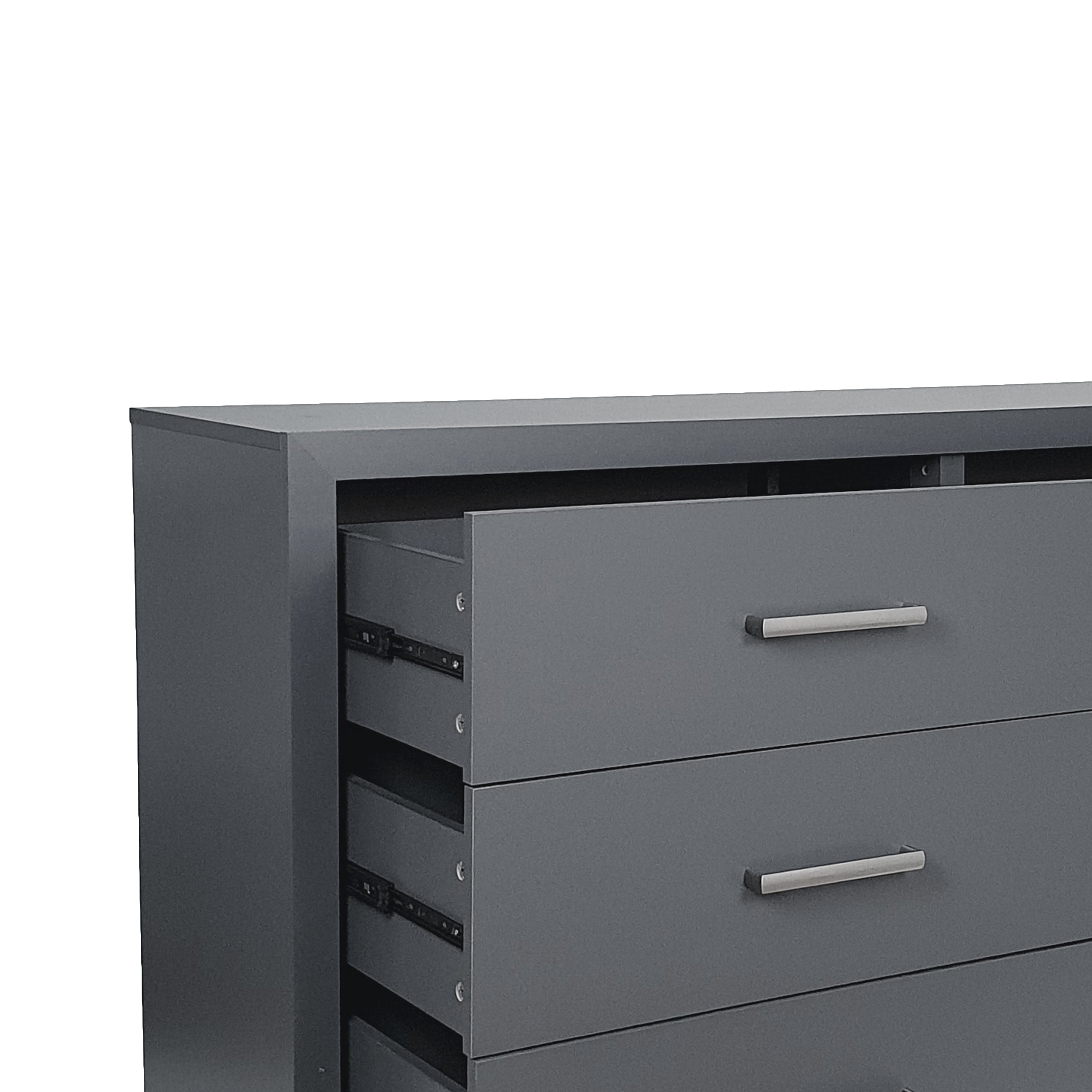 Borah Contemporary Faux Wood 6 Drawer Double Dresser