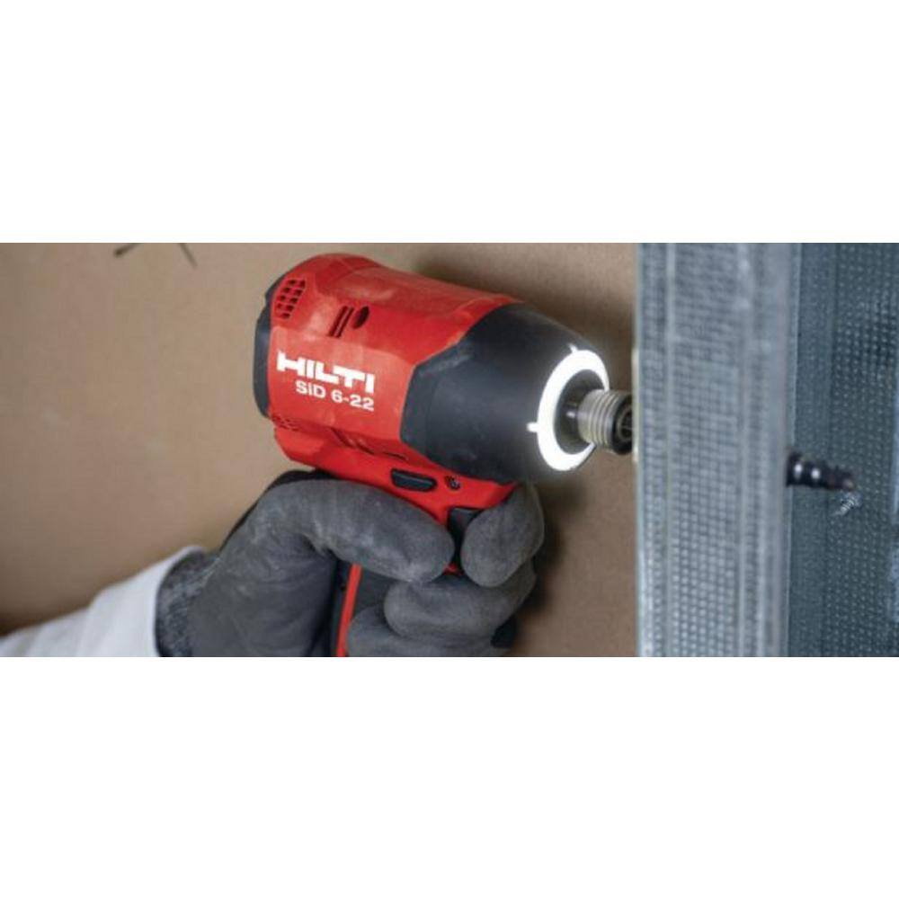 Hilti 22-Volt NURON SID 6 Lithium-Ion 14 in. Cordless Brushless Compact Impact Driver (Tool-Only) 2246798