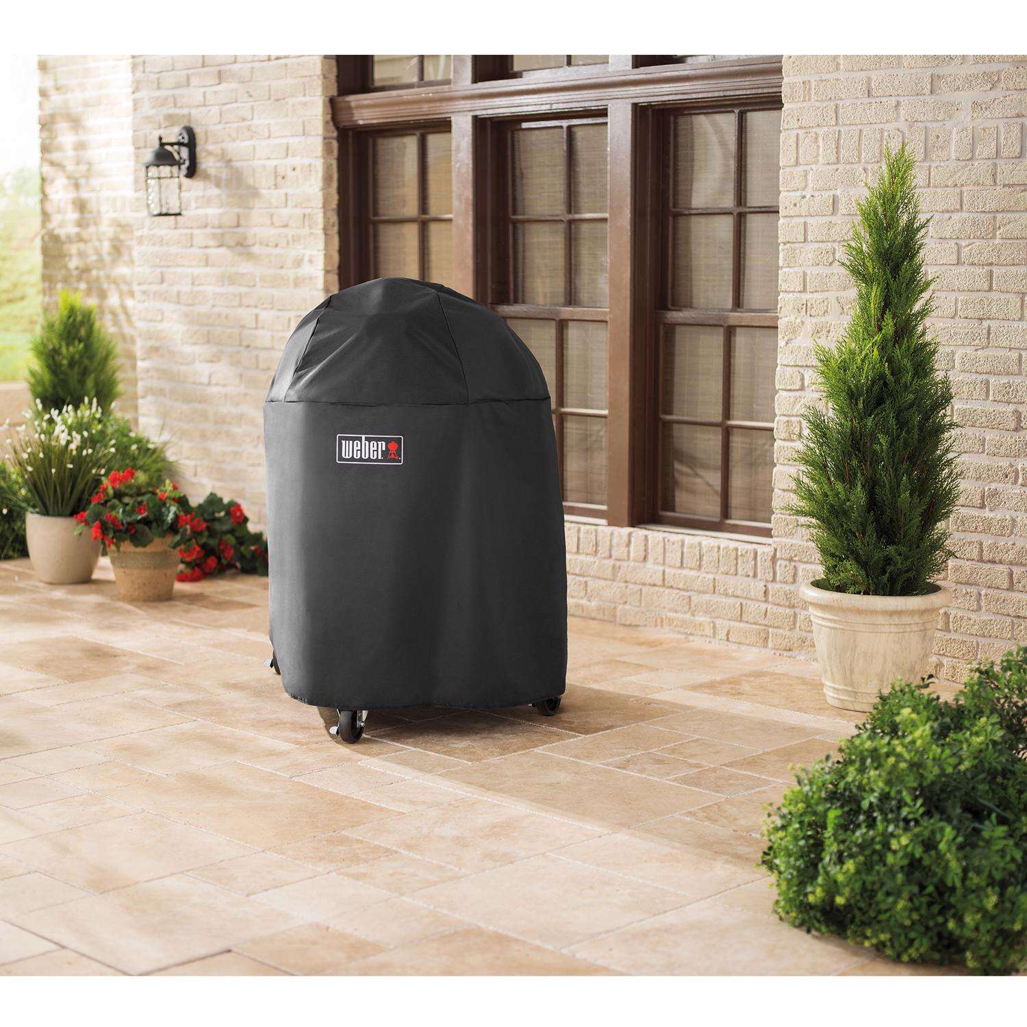 Weber Summit Kamado E6 Grill Center Black Grill Cover