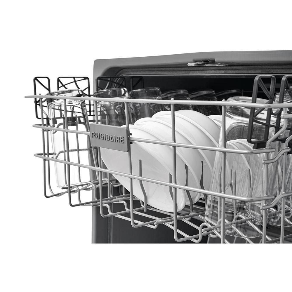 Frigidaire 24 In. in. Top Control Built-In Tall Tub Dishwasher in Stainless Steel with 4-Cycles 54 dBA FFID2426TS