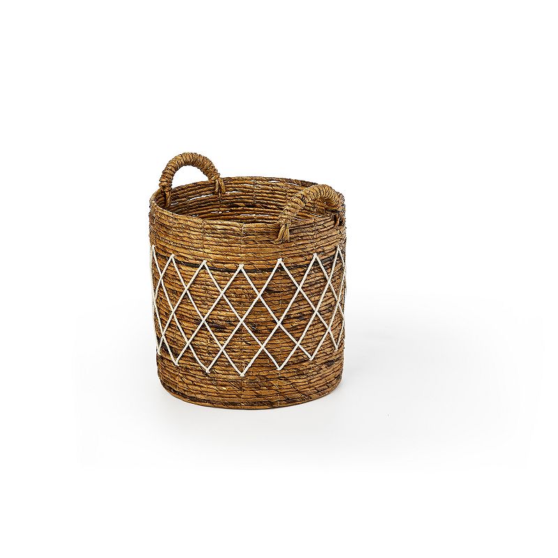 Saddle River Round Lattice Banana Basket 3-piece Set