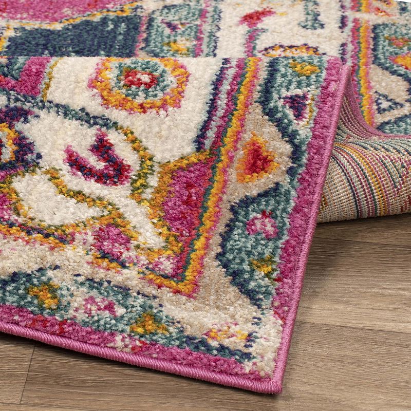 SUPERIOR Deliana Geometric Modern Medallion Indoor Area Rug