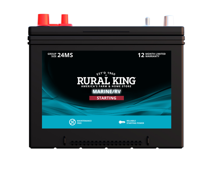 Rural King Marine Starting Battery - 24MS2