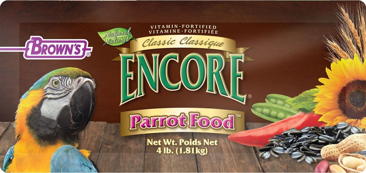 Brown's Encore Classic Natural Parrot Food