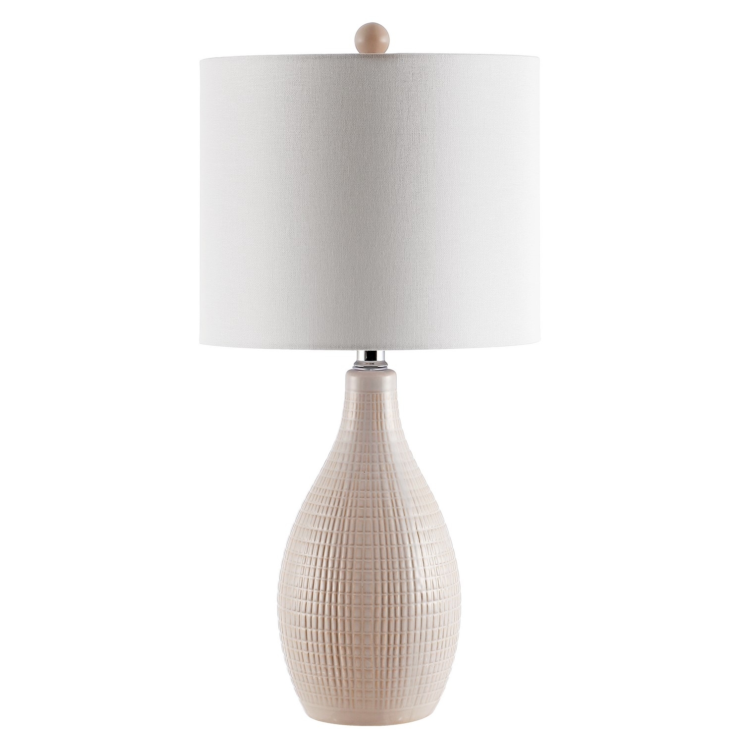 Safavieh Gremla 25 in. H Modern Table Lamp， Cream