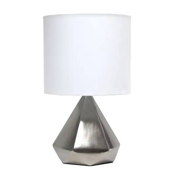 Simple Designs Solid Pyramid Table Lamp