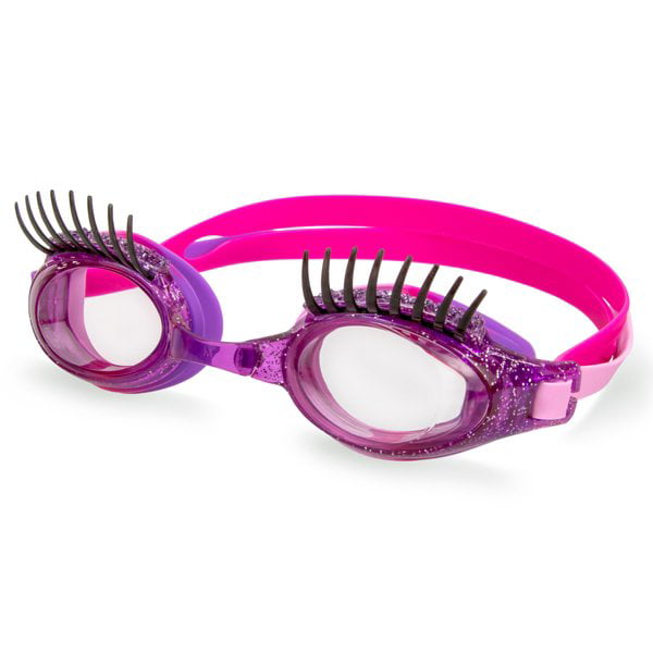 Eye Pop Pink and Purple Swimming Sport Goggles