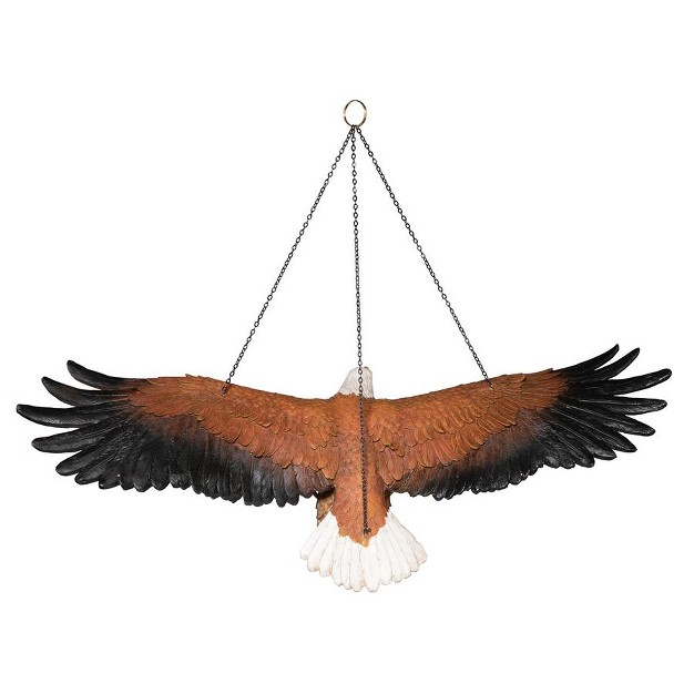 Design Toscano Flight Of Freedom Hanging Eagle Sculpture Multicolored