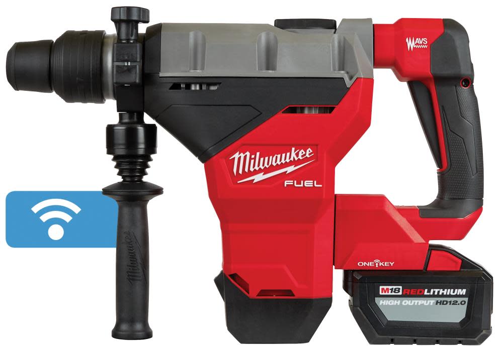 M18™ FUEL™ 1-3/4 in. SDS Max Rotary Hammer with One Key™ One HD12.0 Battery Kit ;