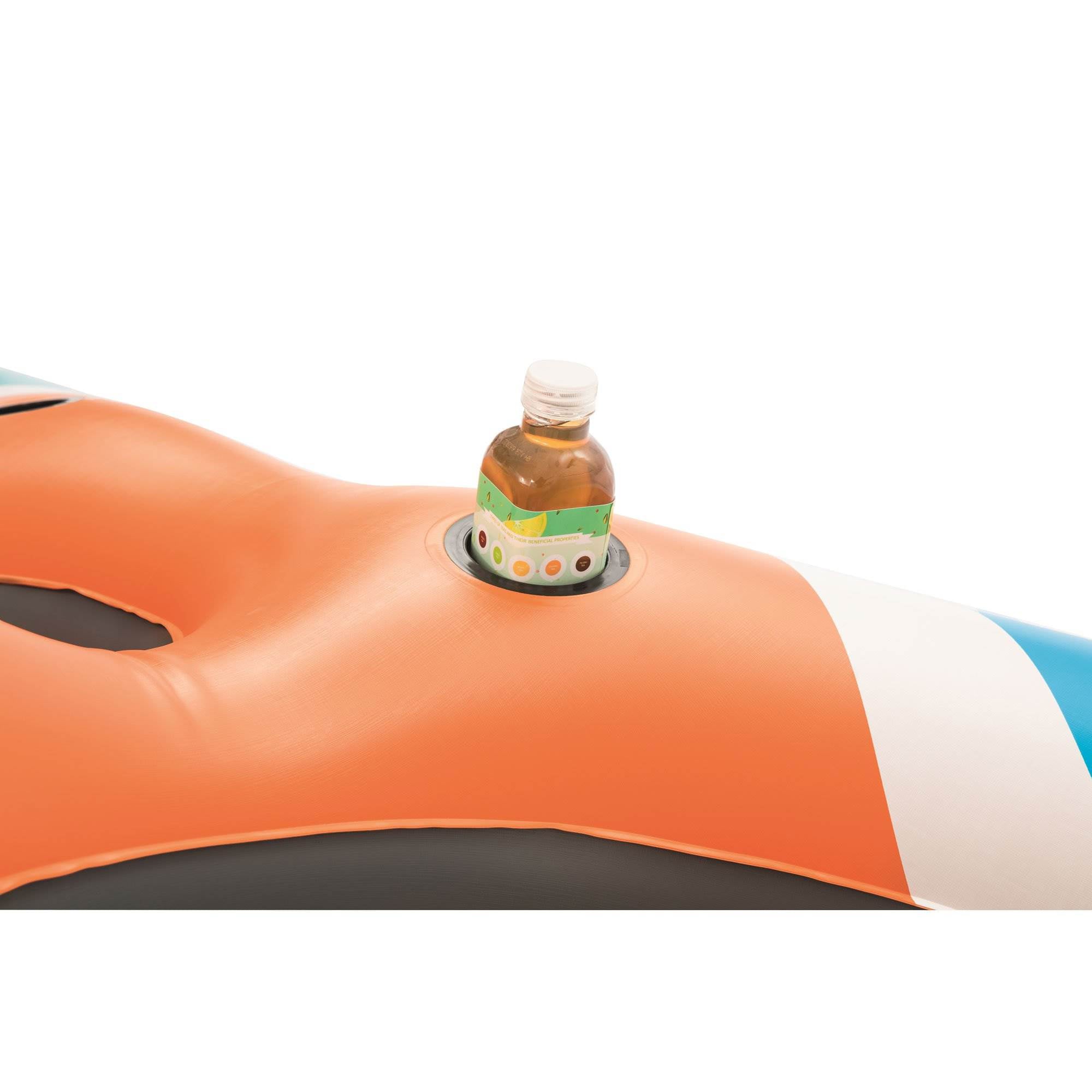 Bestway Hydro-Force Rapid Rider 4 Person Inflatable River Tube, Orange