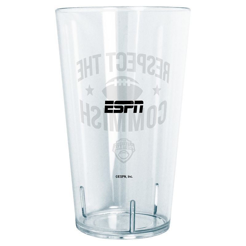 ESPN Fantasy Football Respect The Commish White Logo 24-oz. Tritan Tumbler