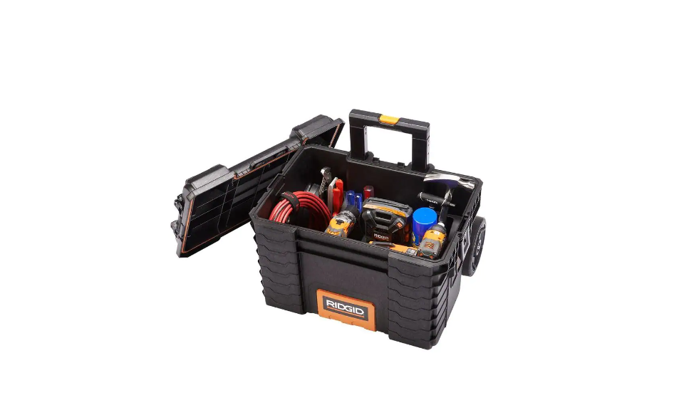 RIDGID 221734 22 in. Pro Gear Cart Tool Box in Black