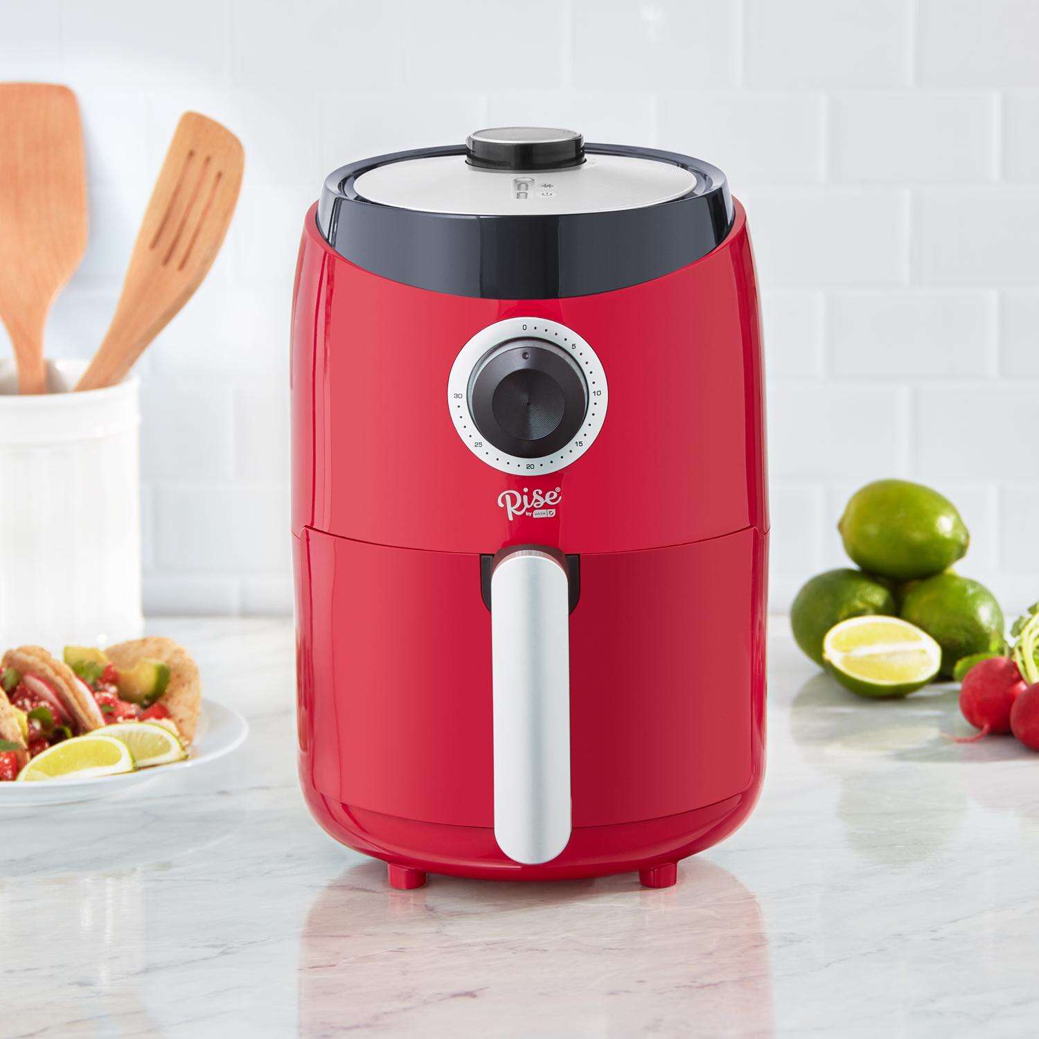 Rise by Dash Red 2 qt Air Fryer