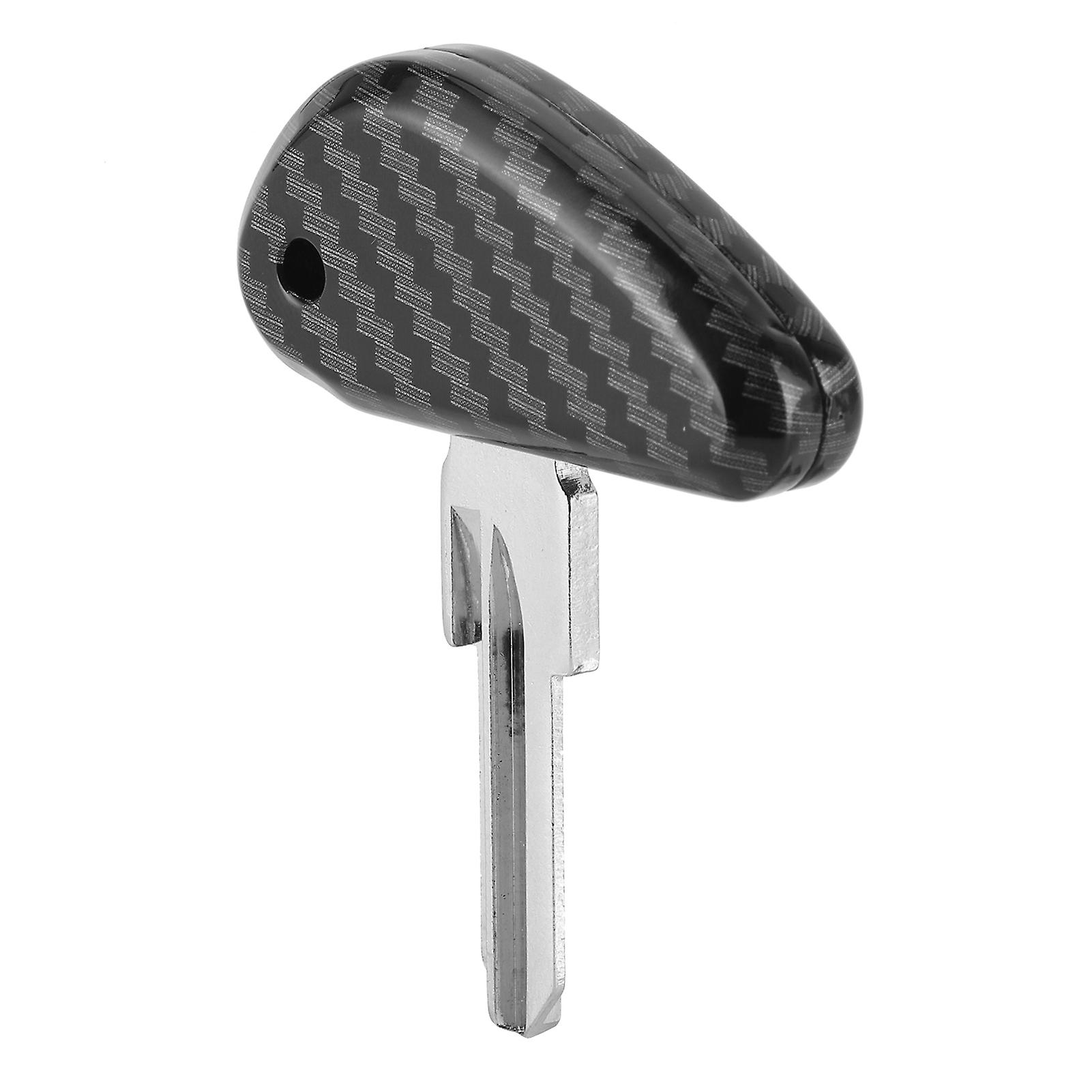 Uncut Ignition Start Key W/carbon Fiber Style Shell Fit For Indian Scout 19202018 Motorcycle