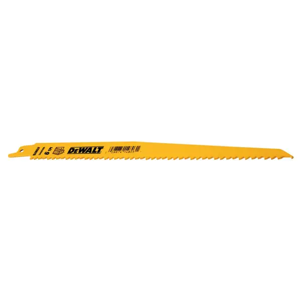 DEWALT 6 6TPI Bi-Metal Reciprocating Saw Blade