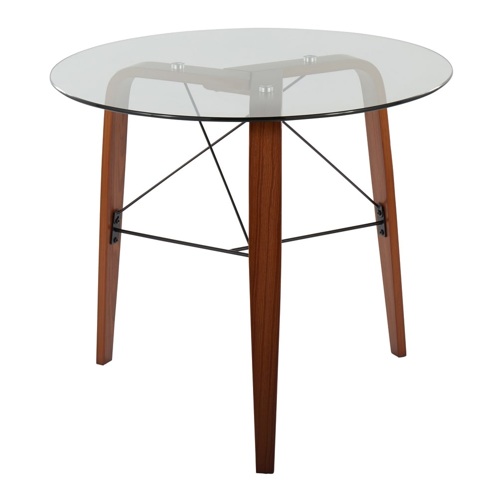 Carson Carrington Culnady Mid Century Modern Round Dinette Table