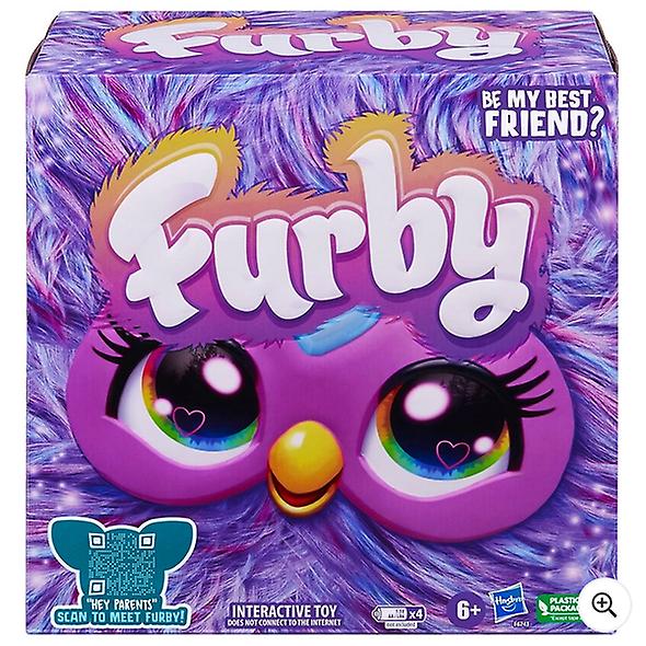 Furby purple interactive toy