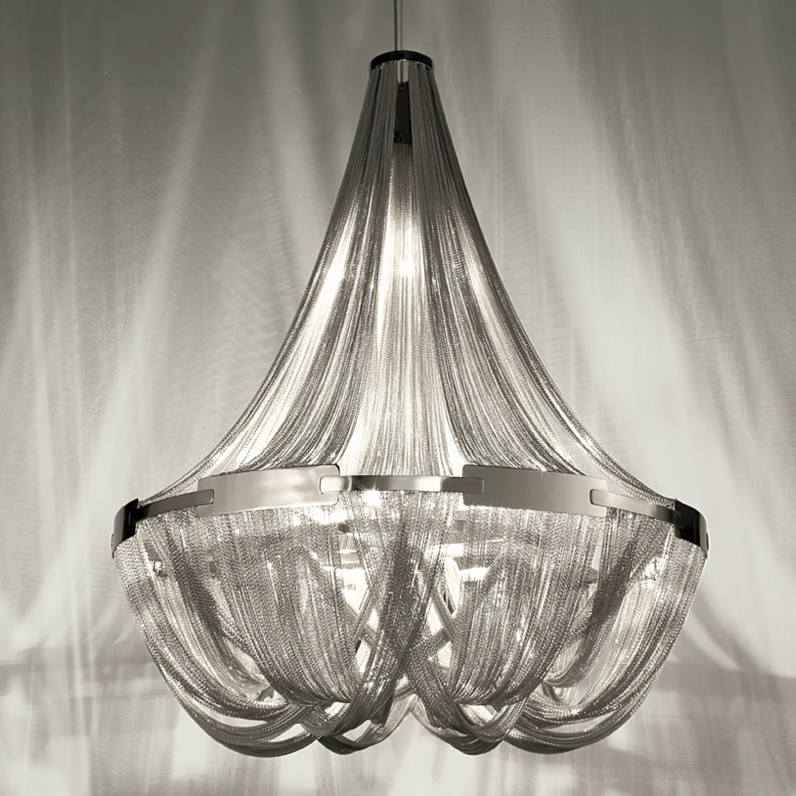 Tassel Aluminum Chain Chandelier