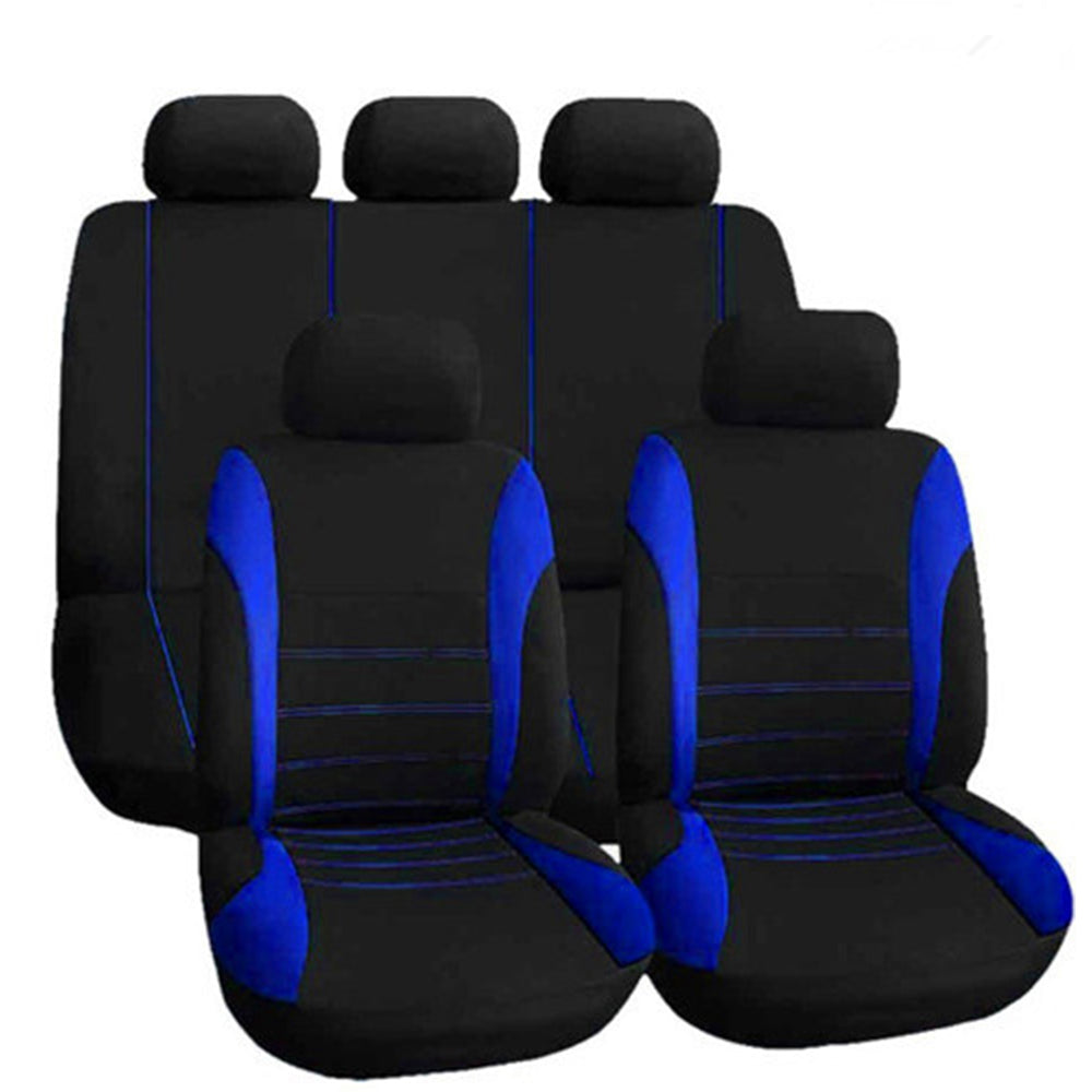 KKmoon 9 Pcs Cotton Car Seat Cover Vehicle Protective Cushion Four Seasons Universal