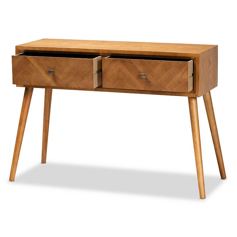 Baxton Studio Mae Brown Console Table