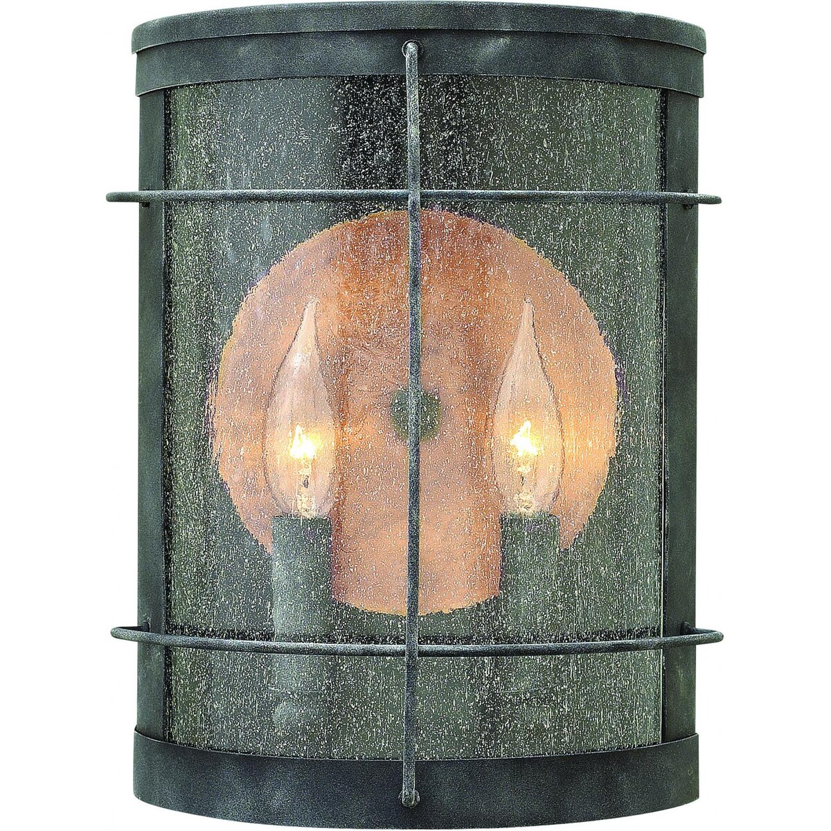 Hinkley Lighting Newport Two Light 12-Inch Outdoor Wall Light