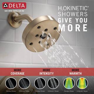 Delta Trinsic Single-Handle 1-Spray Tub and Shower Faucet in Champagne Bronze (Valve Included) FVS2-TR2601-CZ