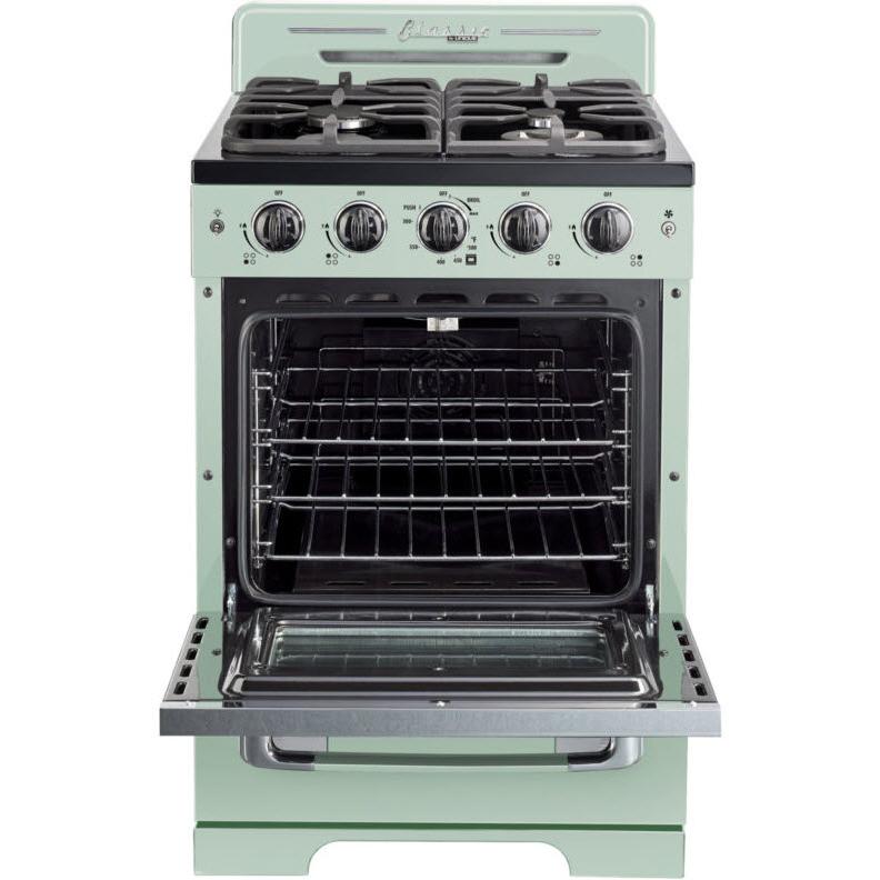 Unique Appliances 24-inch Freestanding Gas Range with Convection Technology UGP-24CR LG