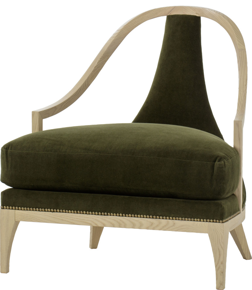 Ava Chair   Transitional   Armchairs And Accent Chairs   by HedgeApple  Houzz