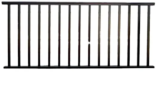 Popular Design Hot Sale Metal Aluminum Flat Top  Fence Panel For Garden Pool Fence