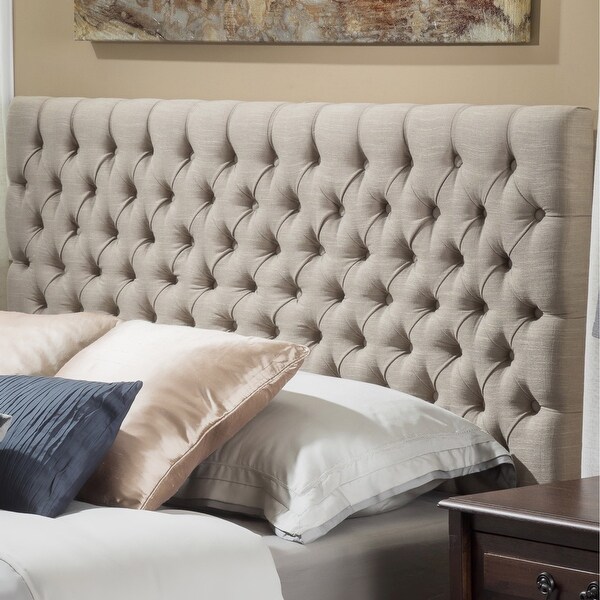 Jezebel Adjustable Full/Queen Tufted Headboard by Christopher Knight Home - - 8614388