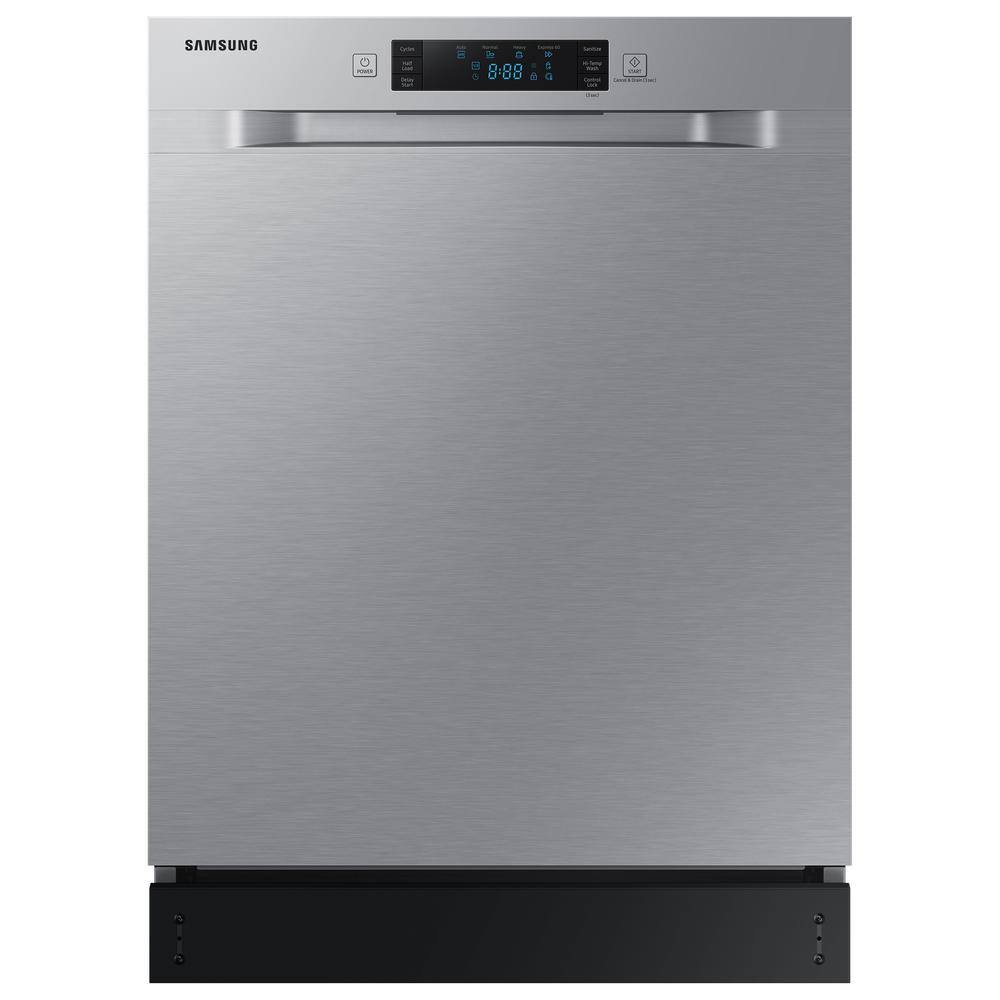  24 in. Front Control Tall Tub Dishwasher in Stainless Steel with Stainless Steel Tub ADA Compliant 52 dBA DW60R2014US