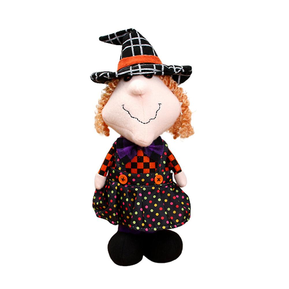 Halloween Weird Witch Dolls Creative Plush Toy Ornaments Halloween Party Favors Door Yard Patio Lawn Garden Ornaments