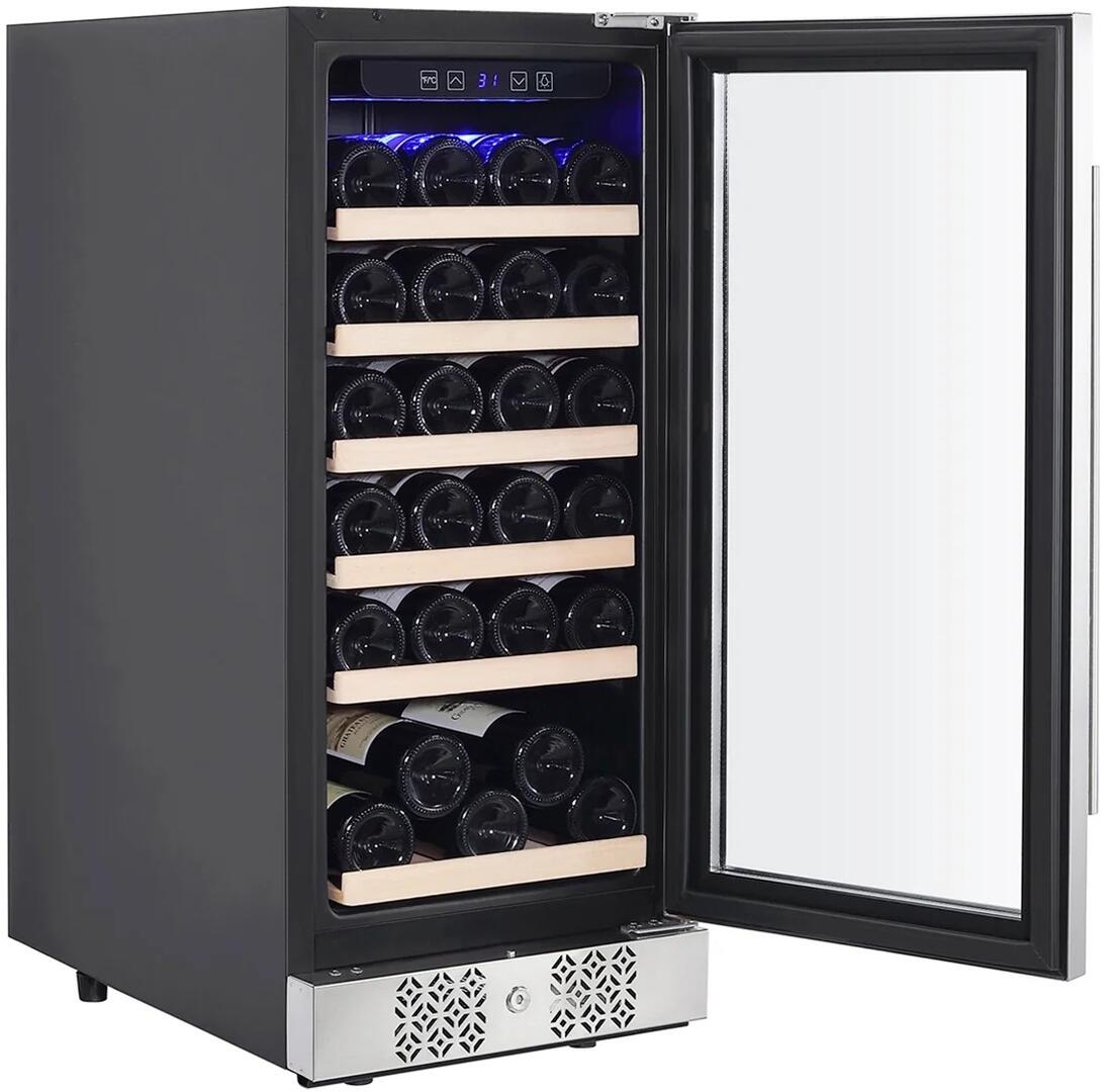 Empava EMPVWC01S 15 Inch Stainless Steel Wine Cooler