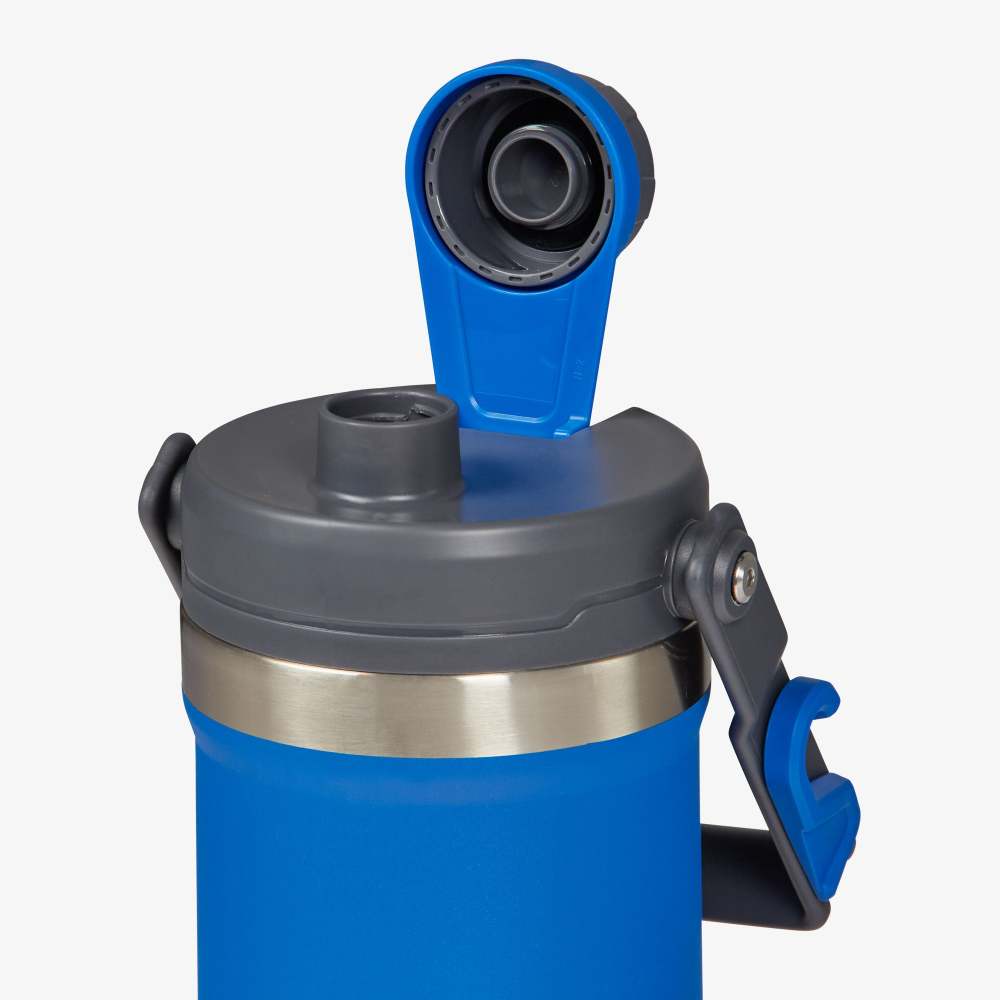 Igloo Sports Water Jug Reusable Stainless Steel Blue 1/2 Gallon ;