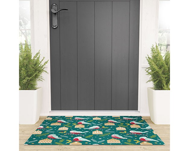 Wendy Kendall Robins Looped Vinyl Welcome Mat Society6