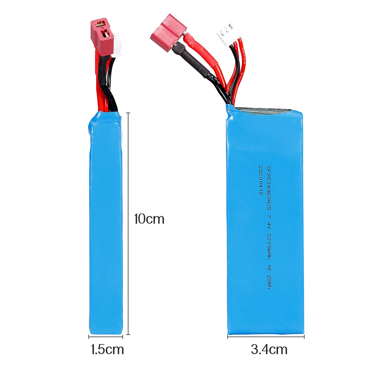 For Wltoys Xks 144001 1/14 Rc Car Battery 7.4v 2200mah Lithium Battery For Racing Car Rc Crawler No.193417