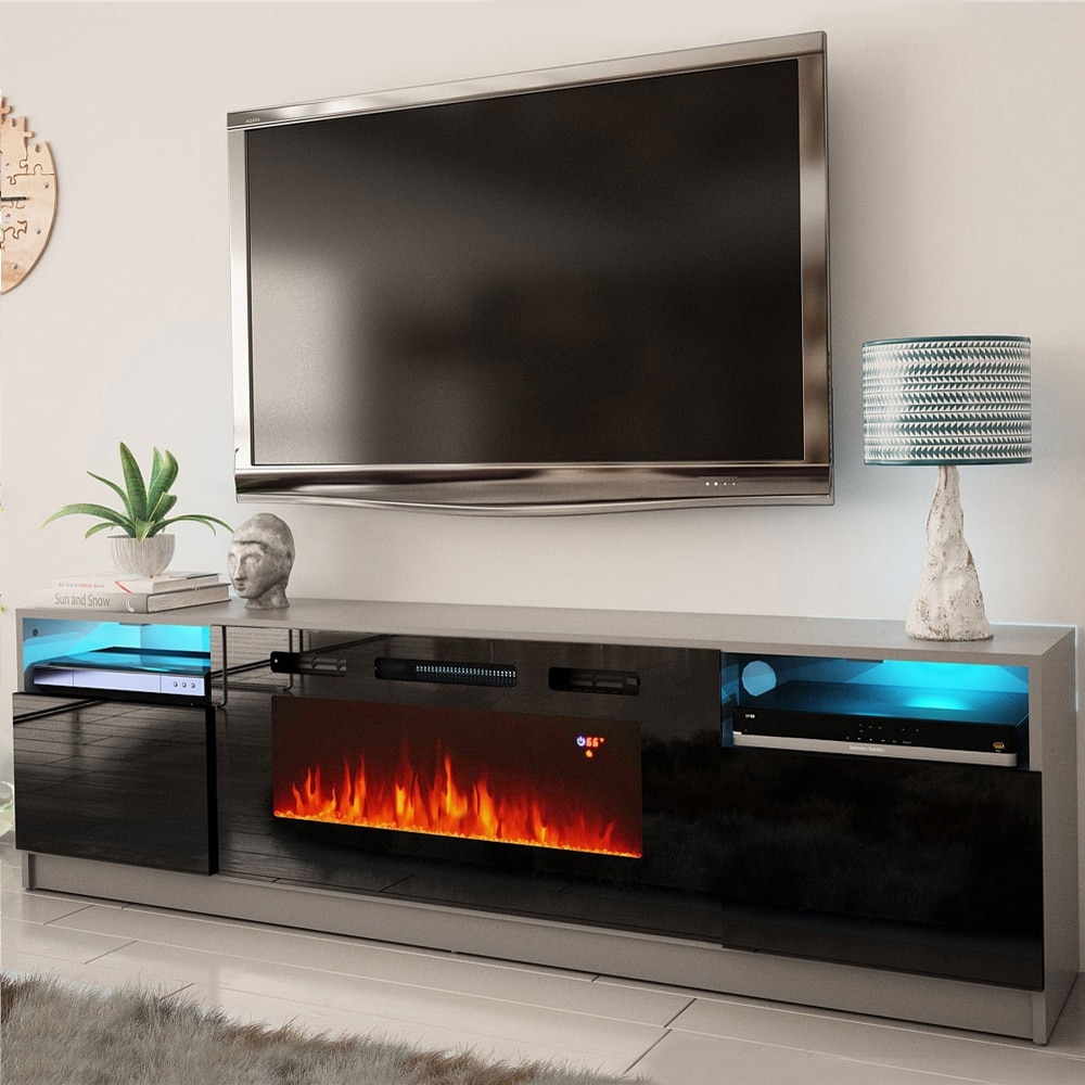 Strick   Bolton Amsden Electric Fireplace TV Stand