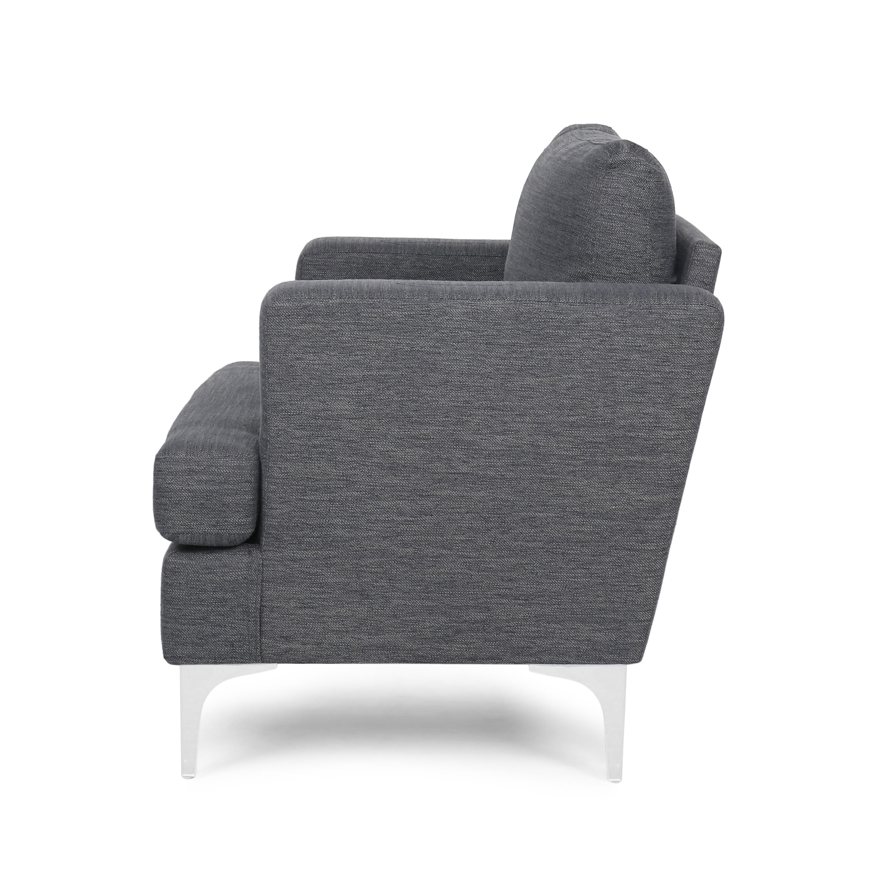 Vue Modern Fabric Upholstered Club Chair