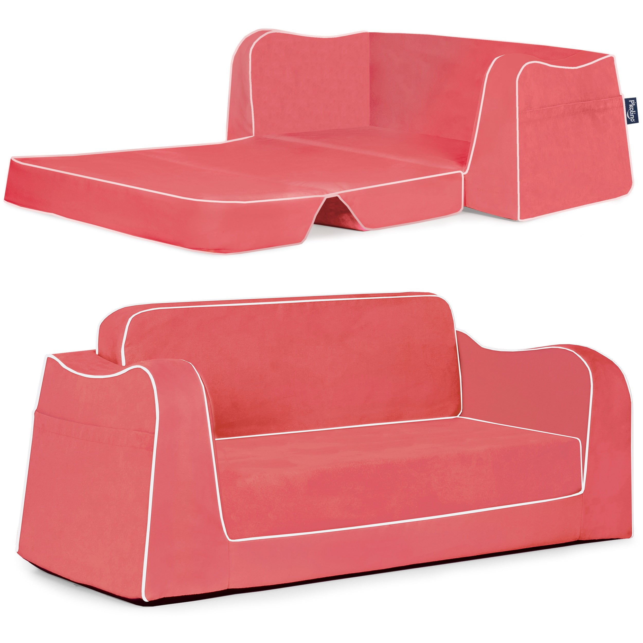 P'kolino Sofa, Coral Fabric