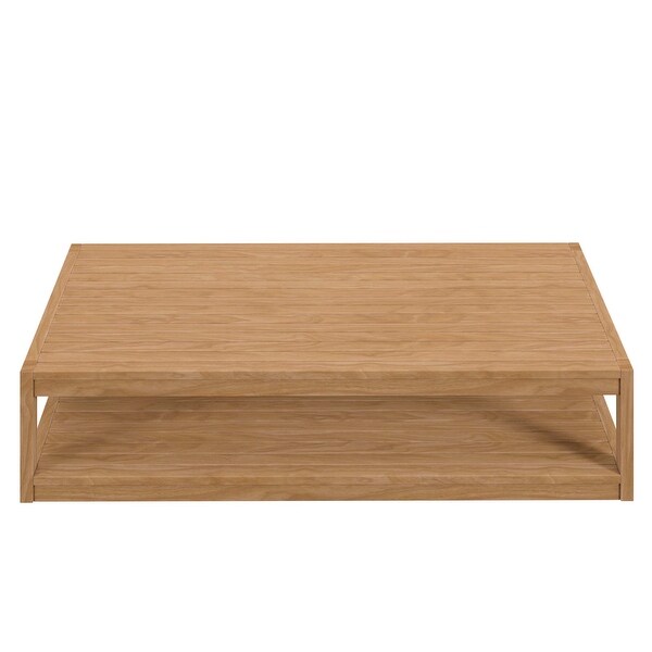 Carlsbad Teak Wood Outdoor Patio Coffee Table