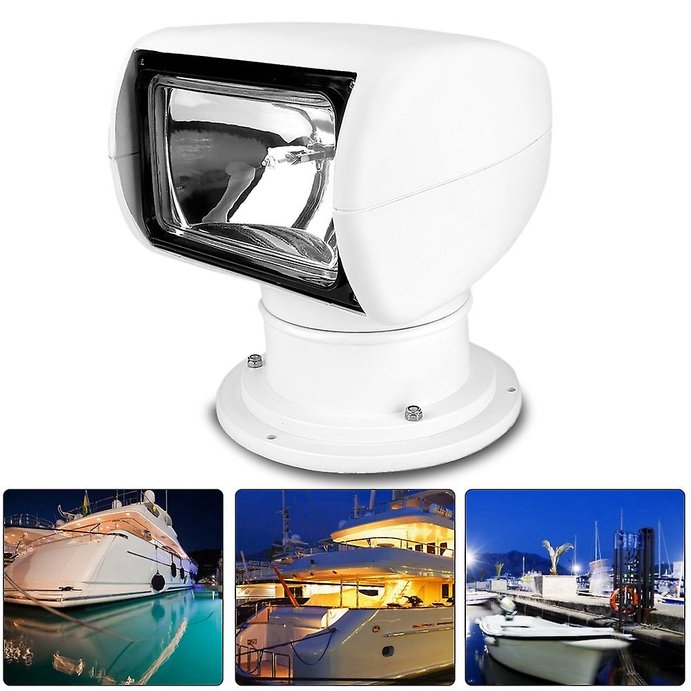 12V 100W Boat Truck Car Spotlight Marine Searchlight Light Remote Control Outdoor Lamp