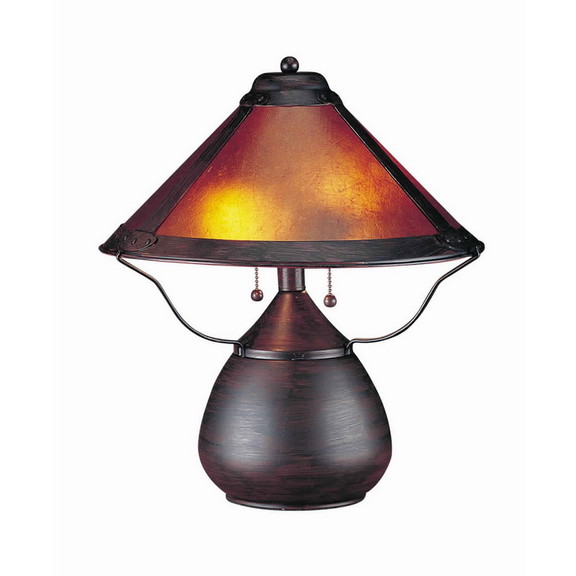 Benjara BM223691 Pot Bellied Metal Body Table Lamp...