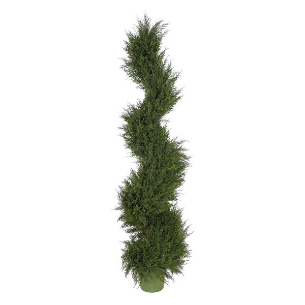 Faux Juniper Spiral Topiary